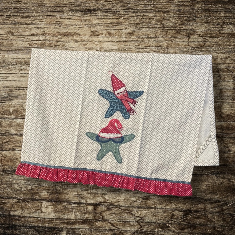 Pier 1 Festive Starfish Kitchen Towel